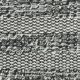 thumbnail image 6 of Nourison Woven Raised Striped Black 18" x 18" Indoor/Outdoor Throw Pillow, 6 of 6
