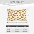 thumbnail image 4 of Lsque Pumpkin Maple Leaves Pattern Pillow Case – Soft & Cozy Throw Pillow Cover, Hypoallergenic Cushion Case for Sleeping Women with Envelope Closure-20"x30", 4 of 6