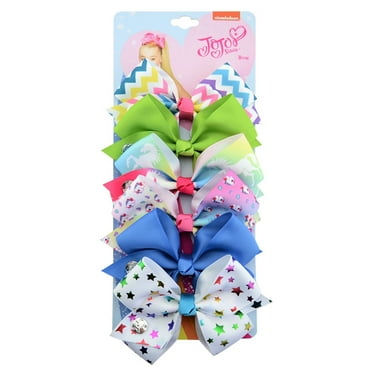 Alinwnia 6Pcs Hair Bows for Girls Colorful Ribbon Hair Bow Hair Accessories for Girls, 6 Colors Available Ribbon Girls Bows Barrettes Toddler Hair Accessories for Baby Girls Toddlers Kids Teens