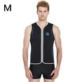thumbnail image 2 of HETSUITS 3MM Sin mangas Neopreno Natación Sundial Tops Tops Tops de traje de traje de baño para aeróbicos de agua Piragüismo Surfing Kayak Negro M seitruly OD003694-01, 2 of 7