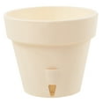 thumbnail image 2 of Self Watering Planter - 6.9 inch Diameter for Flower Pot with Bottom Watering Level Indicator for All House Plants Flowers Herbs Brown, 2 of 5