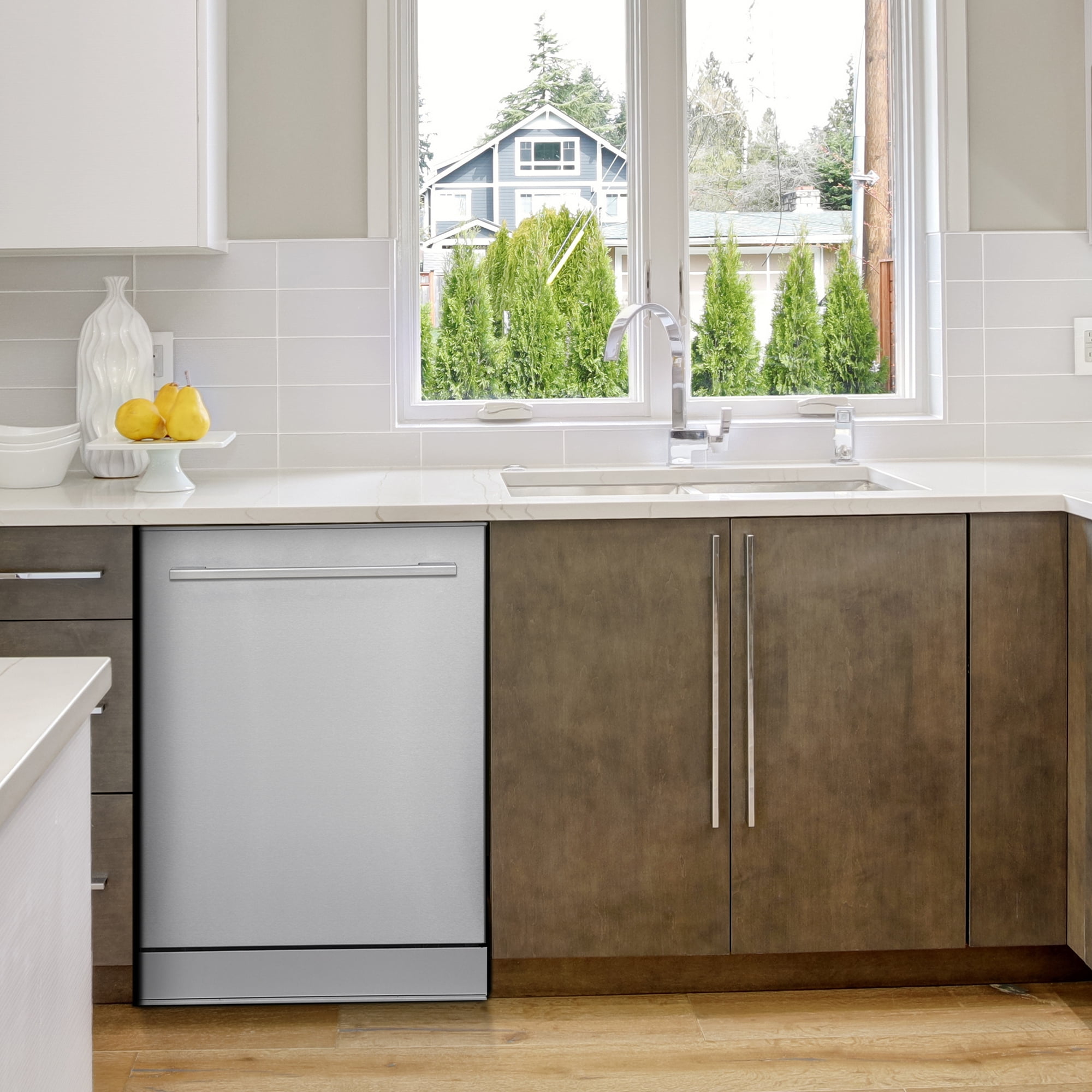 Magic Chef 24 in Stainless Steel Top Control Built-In Tall Tub Dishwasher with Stainless Steel Tub in Stainless Steel