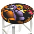 thumbnail image 3 of Lsque Five Nights At Freddy'S Round Bar chair cushion covers Velvet Fabric Premium Comfort Protects from Scratches and Stains for 14-17 Inch Chair- 12 inch, 3 of 7