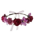 thumbnail image 2 of LSONABXA F Heardband for Women Wreath Crown Headband Garland Women Hairband Flower Headband Women Headscarf for Women, 2 of 2