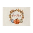 thumbnail image 2 of asddcavvf Pumpkin Autumn Meal Mat 12x18 Inch Autumn Thanksgiving Retro Table Mat Suitable For Party Dining Decoration Tall Dining Table Set, 2 of 5