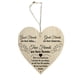 thumbnail image 2 of Fiudx Adorno de Corazón para San Valentín, Diseño Único de Madera, Regalo Romántico para Parejas, Recuerdo Familiar, Decoración de Aniversario de Boda, Tamaño 4 Cm X 4 Cm, Recuerdo Navideño., 2 of 5