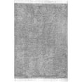 thumbnail image 2 of nuLOOM Gelina Soft Shaggy Tassel Area Rug, 6' 7" x 9', Light Gray, 2 of 2