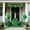 A, variant on St. Patrick's Day 4-Leaf Clovers Top Hat Scarf Tutus Skirt Set for Patio Gooses Decor Holiday Gooses Costumes Outfit, Ideal for St. Patrick's Day Celebration, Holiday Party Decor to your home