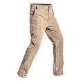 thumbnail image 7 of Lmueinov Men's Waterproof Pants Multi Pocket Outdoor Work Cargo Pants Relaxed Fit Straight Leg Solid Color Trousers for Fishing Golf Work Hiking S-3XL, 7 of 7