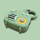 thumbnail image 3 of Funda protectora de silicona CHAO para Airpods Pro radio retro verde, 3 of 5