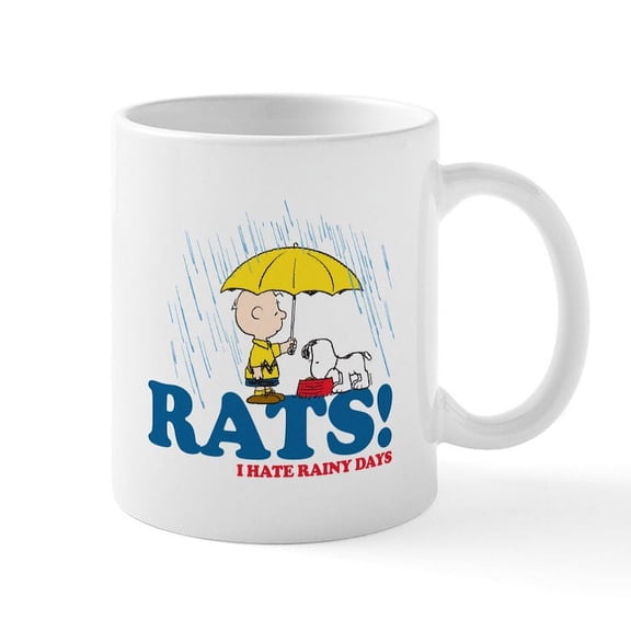 CafePress - Rats! Mug - 11 oz Ceramic Mug - Novelty Coffee Tea Cup
