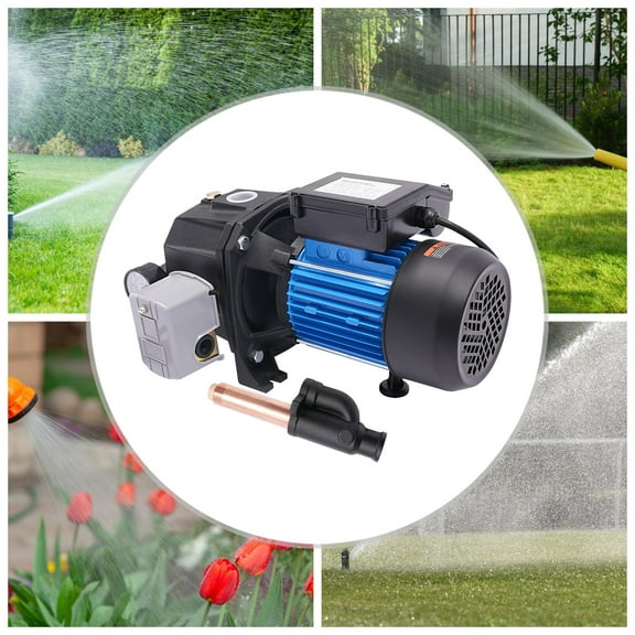 Water Pump 1HP Shallow Well Pump Water Pump Versatile for Farms /Grasslands