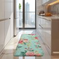 thumbnail image 4 of Pioneer Flower Floral Print Pattern Kitchen Rug Mat,Kitchen Runner Rugs Non Skid Washable,Decorative Kitchen Floor Mats for Kitchen,Sink,Laundry,17"x47.2", 4 of 7