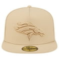 thumbnail image 2 of Men's New Era  Light Beige Denver Broncos Color Pack A-Frame 59FIFTY Fitted Hat, 2 of 5