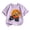 Z06-Purple, variant on YAYUBA Little Girls Shirts Letter Print Round Neck Back To School Shirt Fashion Beach Holiday Shirts Preppy Little Girls Clothes, 6-7 Years, Grey