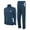 Teal-Blue, variant on Men's Athletic Tracksuits 2 Pieces Set workout Warm up Suit Full Zip Jogging Running Sweatsuit White-navy M
