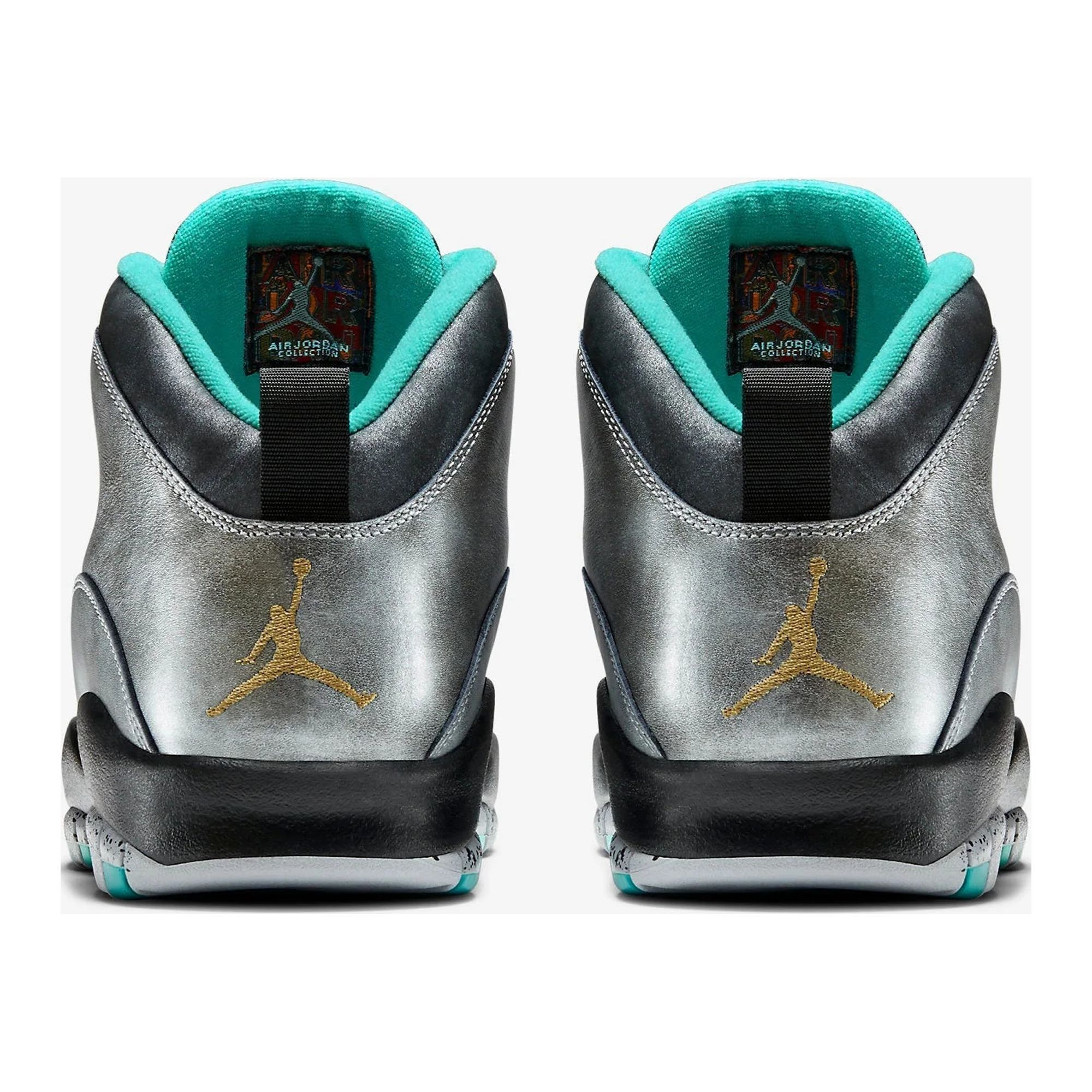 Nike Mens Air Jordan 10 Retro 30th "Lady Liberty" Dust/Metallic Gold 705178-045 - image 5 of 6