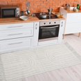 thumbnail image 3 of Alfombra para correr LEEVAN Boho, lavable, 60 x 150 cm, algodón beige, 3 of 6