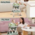 Otufan Baby High Chair 4in1 Baby Feeding Chair with Adjustable Height