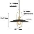 thumbnail image 2 of Modern Creative Pendant Light, Minimalism Nordic Style Pendant Lamp, Farmhouse Pendant Lighting, Ceiling Pendant Light Fixture for Over Kitchen Island Dining Room Table Bar Counter Entrance, 2 of 5