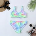 thumbnail image 7 of Toddler Girls Sleeveless Printing Beach Bathing Baby Suit Girls Swimwear Swimsuit for 7-8 Years, 7 of 7