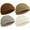 White, Caramel, Khaki, Beige, variant on 4 Pieces Trawler Beanie Watch Hat Roll up Edge Skullcap Fisherman Beanie Unisex