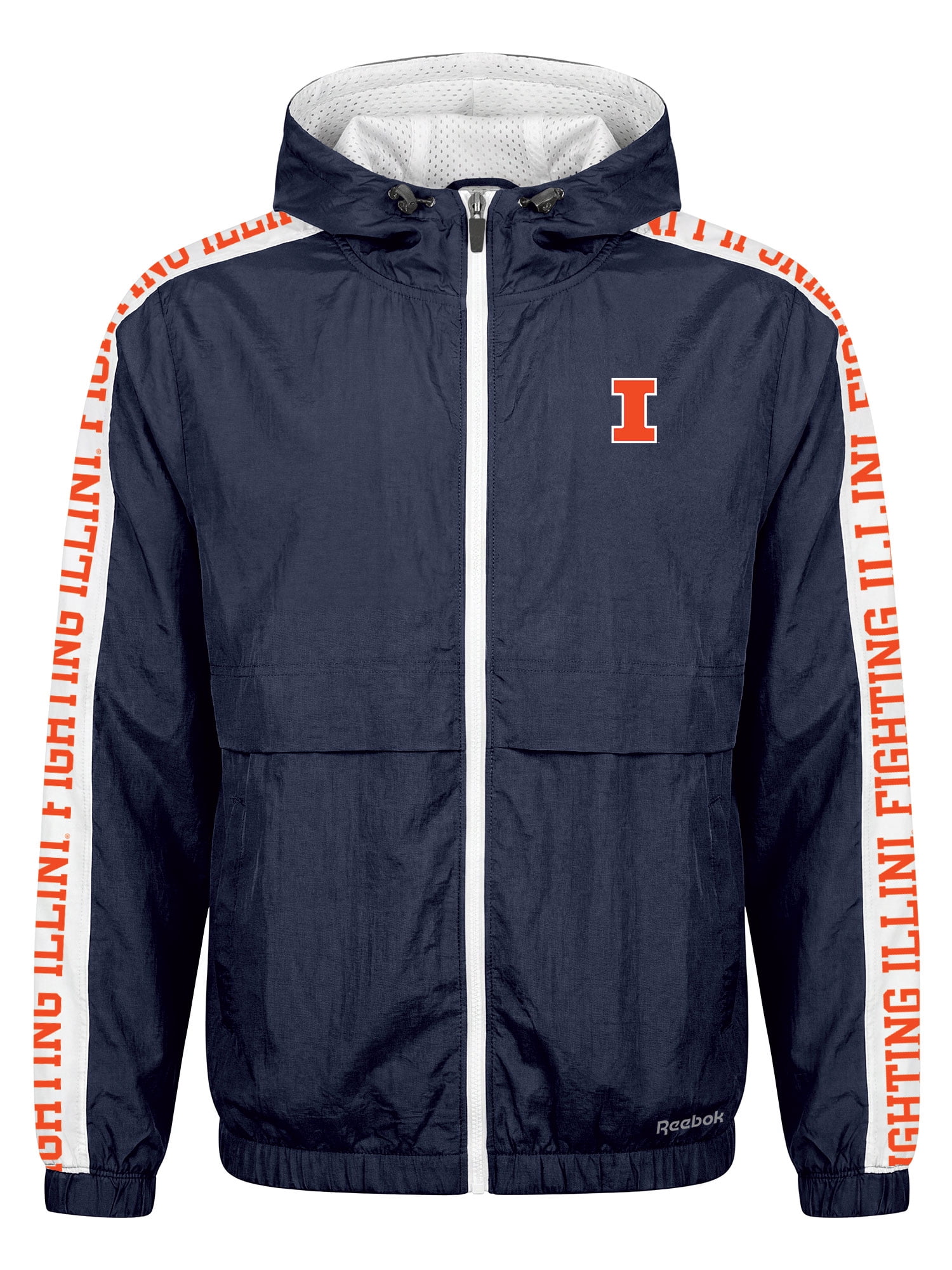 Illinois Fighting Illini Reebok Womens Colorblocked Full Zip Jacket