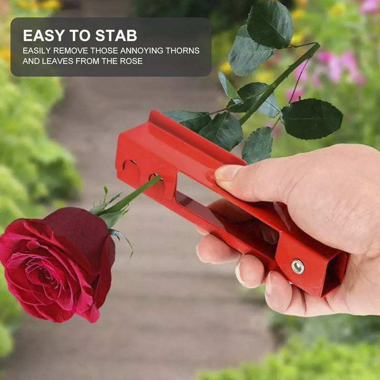 Yous Auto 3Pcs Rose Leaf Thorn Stripper Ergonomic Rose Thorn Remover Tool  Portable Professional Garden Hand Tool with Gloves for Gardening Flower