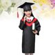 thumbnail image 2 of FELTECHELECTR 1 juego de bata de graduación para niños, disfraz de cosplay (cuello rojo con certificado de 150 cm), 2 of 6