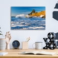 thumbnail image 4 of Epic Art 'Capitola Cliffs & Waves' by John Gavrilis, Acrylic Glass Wall Art, 16"x12", 4 of 8
