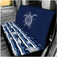 thumbnail image 3 of Pzuqiu 14 Pcs Sea Turtle Starfish Car Interior Sets Front Rear Seat Covers for Cars Steering Wheel Seatbelt Cushion Arm Rest Pad Headrest Coasters Key Chain Automotive Seat Cover Accessories Full Set, 3 of 7