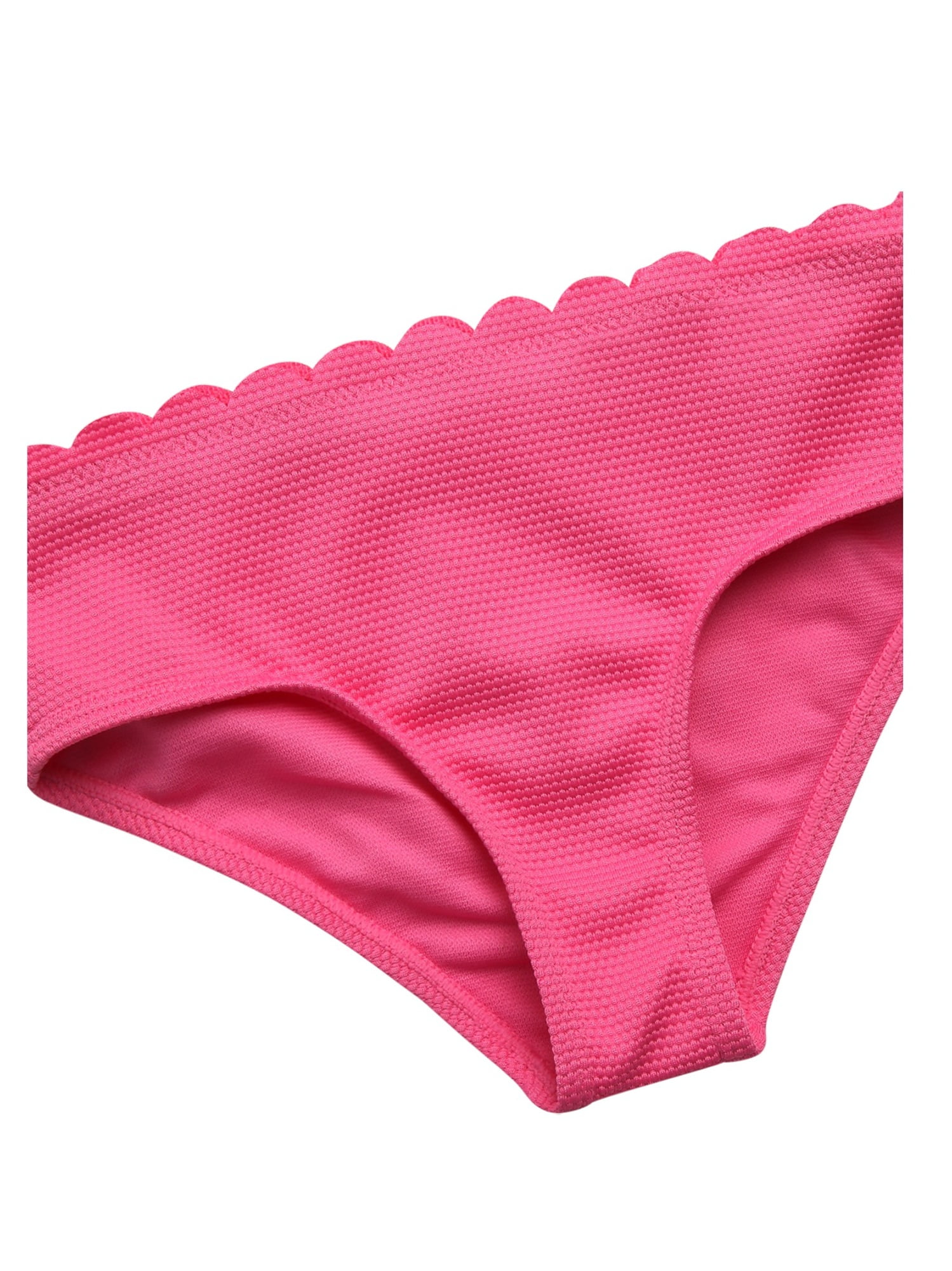 Jessica Simpson Girls' Two-piece Asymmetrical Bikini Swimsuit, Sizes 4-16
