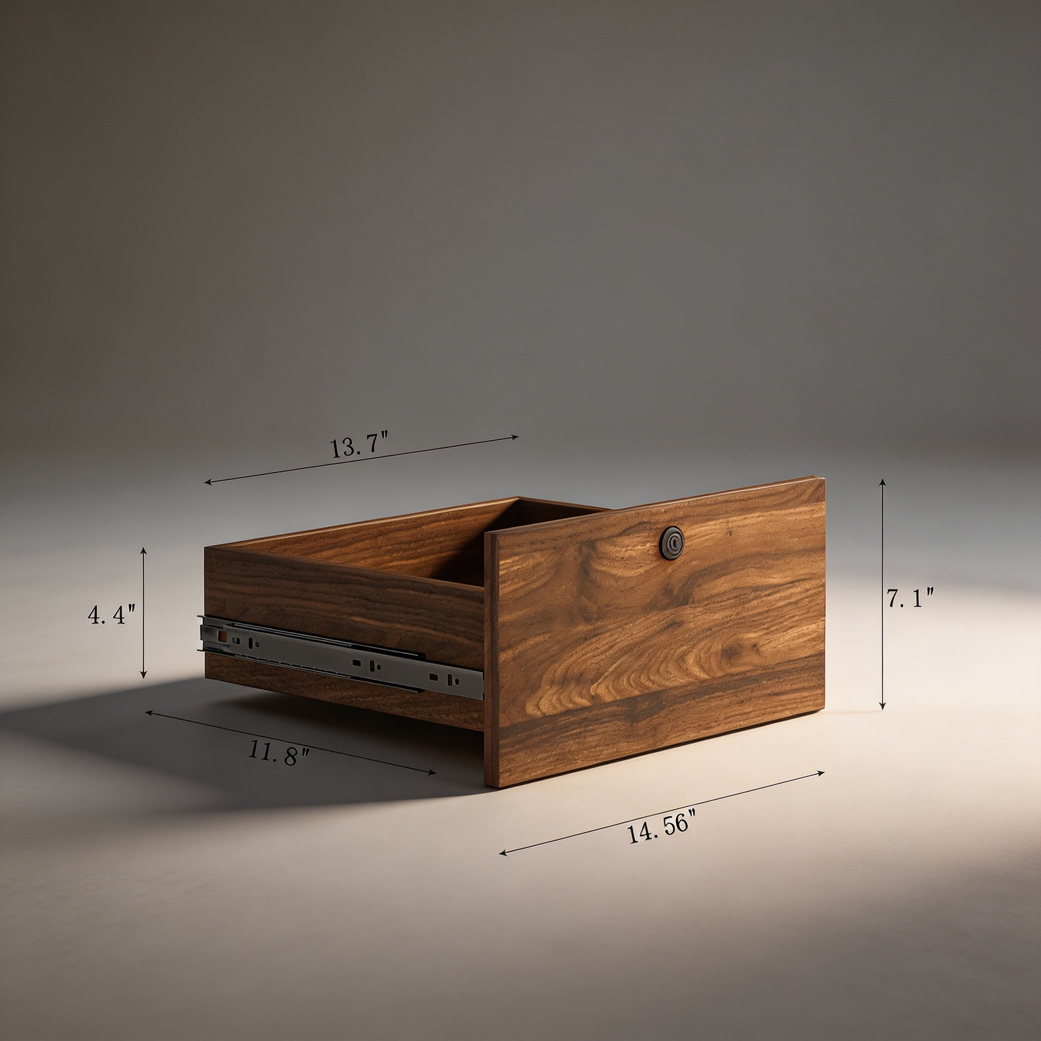 ANPPORT Modern Smart Nightstands Set of 2 with Night Light and Charging Station