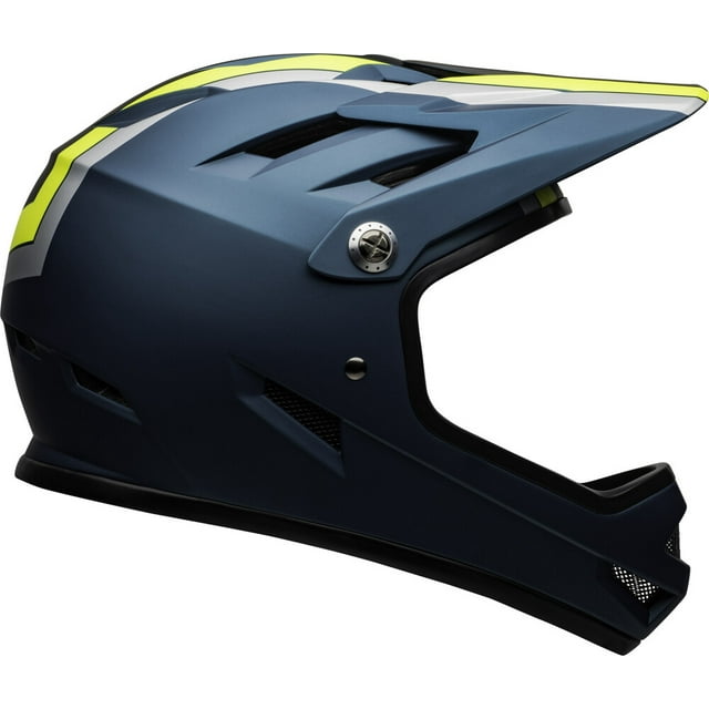 BELL : SANCTION : AGILITE Bleu Mat/hi-viz : S
