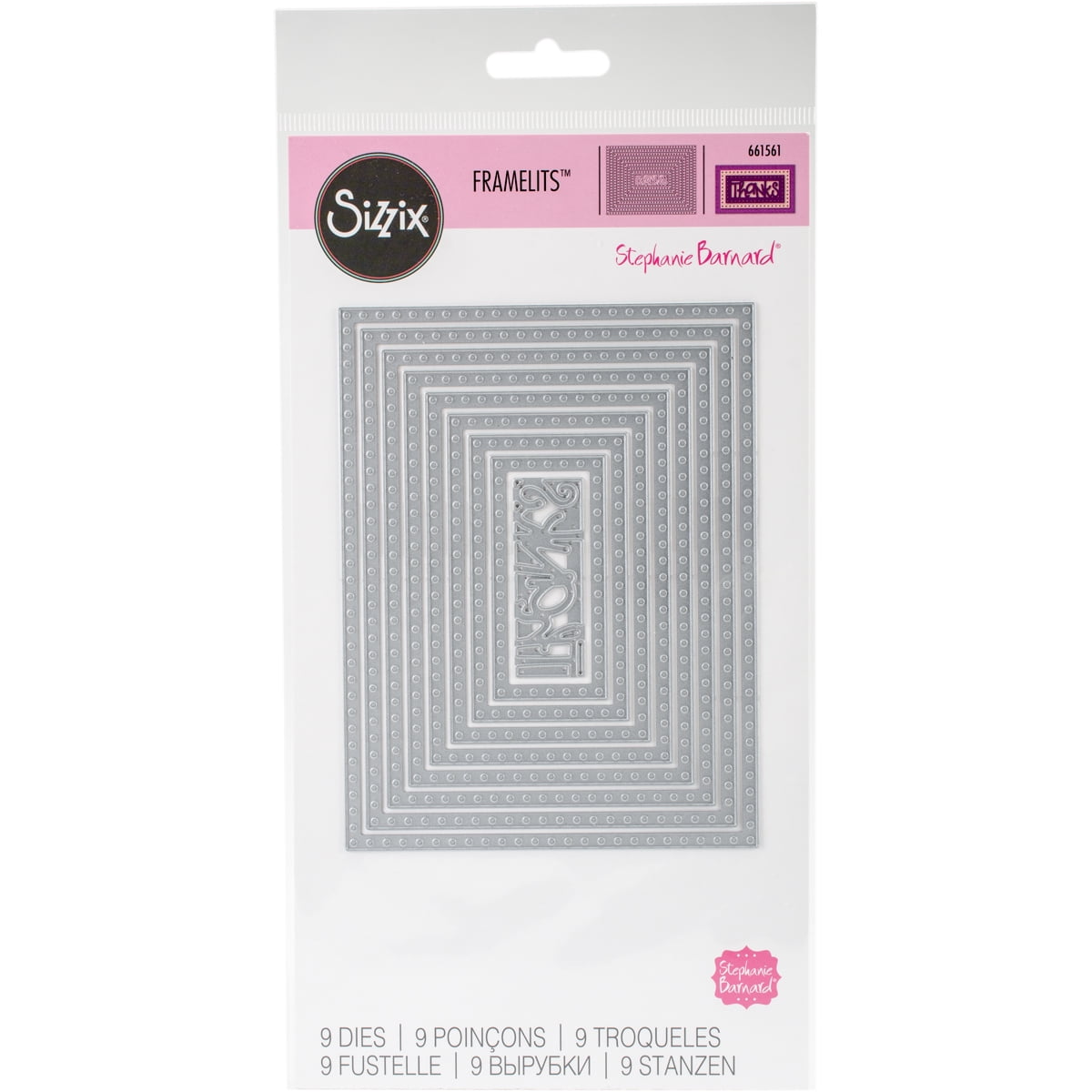 Sizzix Framelits Dies By Stephanie Barnard 8/Pkg Circles