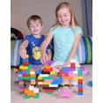 thumbnail image 5 of Classic Big Briks by Strictly Briks | Building Brick Set 100% Compatible with All Major Brands | Large Pegs for Toddlers | Ages 3+ | Building Bricks with Big Pegs, 204 Piece | 24 Rainbow Colors, 5 of 5