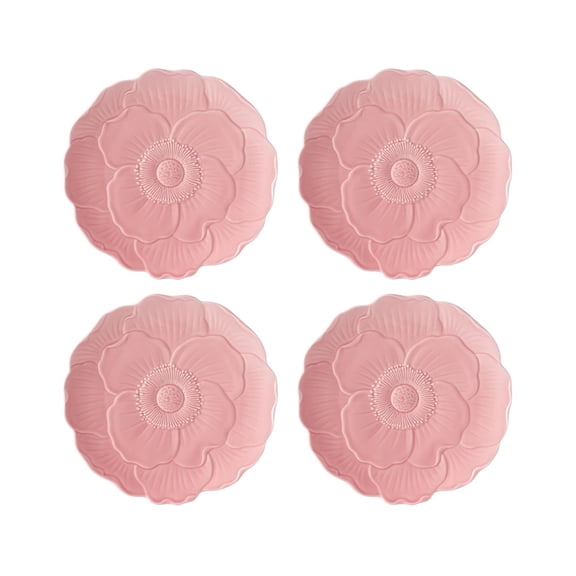 Butterfly Meadow Floral Accent Plates, Set of 4