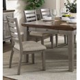 thumbnail image 2 of Nash 7pc Dining Set Drawers Table 6x Side Chairs - Gray, 2 of 13