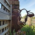 thumbnail image 3 of Cow Silhouette Decoration Animal Silhouettes Pendants Scene Layout Wall Pendant Landscaping Prop Hanging Decor, 3 of 9