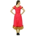 thumbnail image 3 of Atasi Indian Ethnic Casual Bollywood Pink Stitched Salwar Anarkali Suit Set-26, 3 of 8