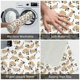 thumbnail image 6 of Salouo Dachshund Dog Puppy Pattern Outdoor Indoor Sturdy Doormats 16’’×24’’, Anti Fatigue Soft Flannel Thick Door Mat,Non-Slip Rectangle Rug Cushion, 6 of 7