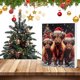 thumbnail image 4 of Calendario Adviento Navideño 2024 Cuenta Regresiva Navidad Conjunto Vaca Divertida Coleccionable, 4 of 9