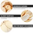 thumbnail image 2 of EeaseCA Tabletop Decor Wood Lotus Ornament Lotus Decor Desktop Adornment Home Decoration, 2 of 8