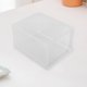 thumbnail image 4 of GOOHOCHY Organizador de cajones de plástico transparente apilable de 3 piezas, organizador de maquillaje para baño y artículos esenciales de uso diario, para uso doméstico y de oficina., 4 of 8