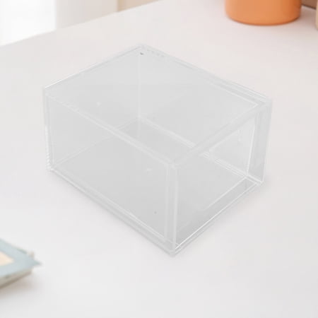 Uonlytech 3Pcs Clear Stackable Makeup Storage Drawers Plastic Organizer for Bathroom and Home Use