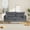 Dark Gray, variant on Furniliving 2 Seat Fabric Sofas with 2 Pillow, Modern Small Loveseat Sofa, Upholstered Button Tufted Sofa Couch, Gray