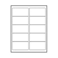 thumbnail image 1 of Premium Label Supply Etiquetas adhesivas blancas para direcciones - 2" X 4" - Compatible con láser/inyección de tinta - (10 etiquetas/hoja), 100 hojas en total - 1000 etiquetas adhesivas, 1 of 8