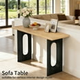 thumbnail image 4 of CATLK 59.2 Inch Console Table, Entryway Table, Narrow Long Sofa Table Behind Couch for Foyer, Living Room, Entry, Hallway, Natural, 4 of 9