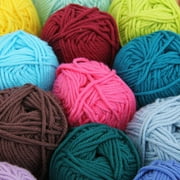 6 Pack Threadart 100% Pure Cotton Crochet Yarn | 50 gram Skeins | Worsted Medium #4 Yarn | 85 yds per Skein | 30 Colors Available | Off White #3503