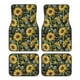 thumbnail image 1 of Fotbe Sunflowers Juego de 4 Tapetes para Auto con Estampado – Alfombrillas de Goma Reforzada, Diseño Antideslizante, Protección para Todo el Año – Vehículos, Autos, Camionetas y SUVs, 1 of 7